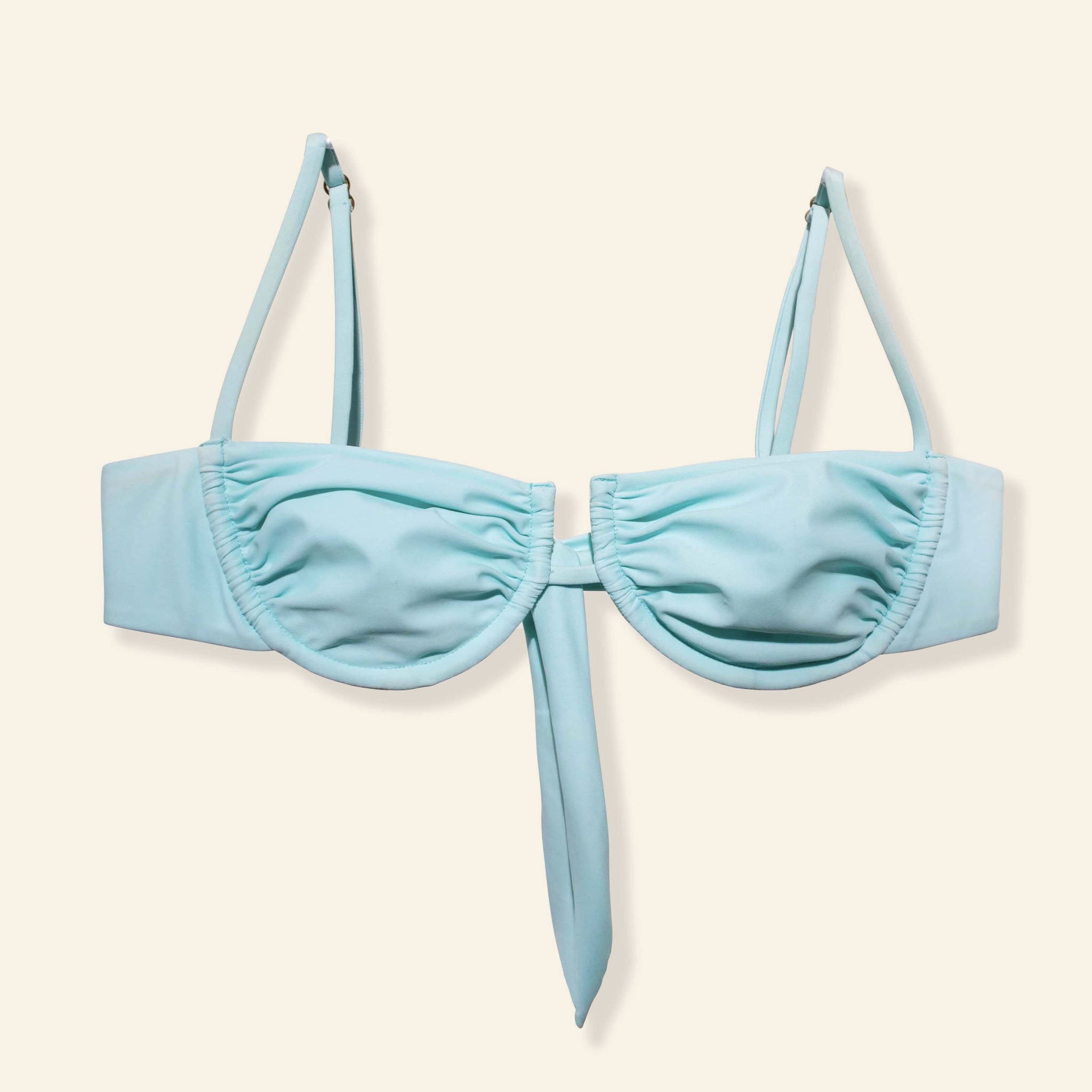 Bella Balconette Top / baby blue